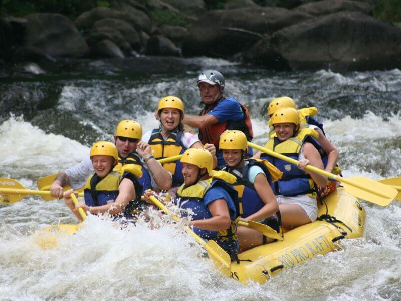 rafting meio