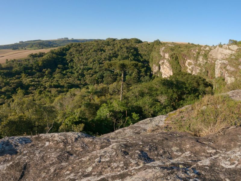 Paisagem vista do mirante no Parque Nacional das Emas
