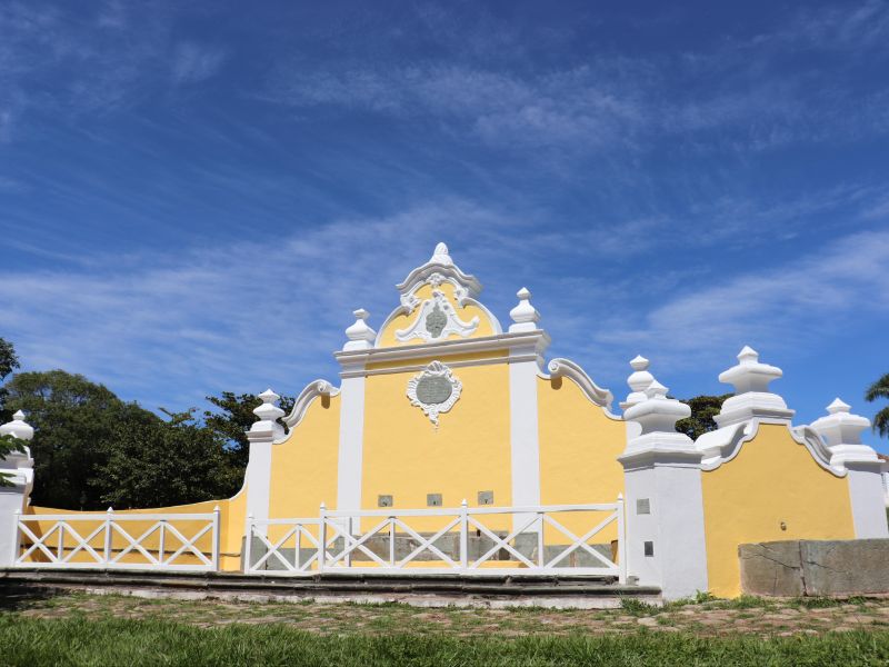 Monumento histórico em Cidade de Goiás, onde acontece a Procissão do Fogaréu