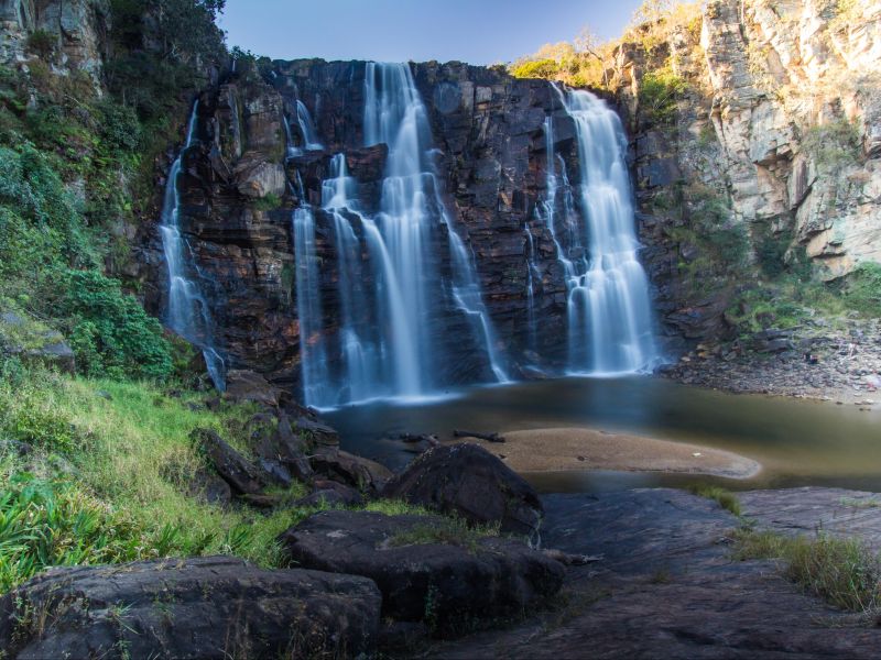 Cachoeira em Salto do Corumbá