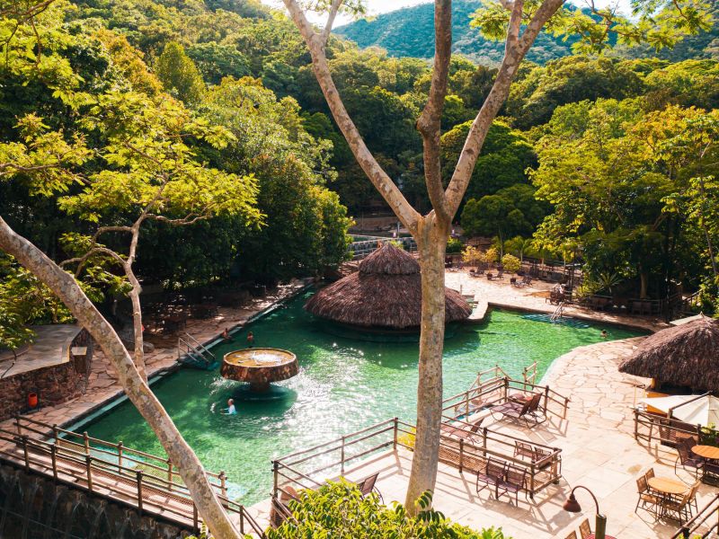 Piscina de águas termais do Rio Quente Resorts