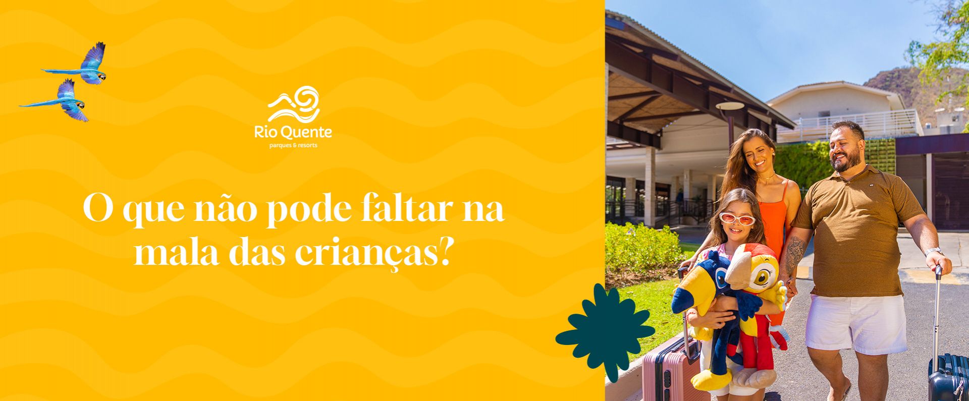 O Que Levar na Mala das Crianças para o Rio Quente